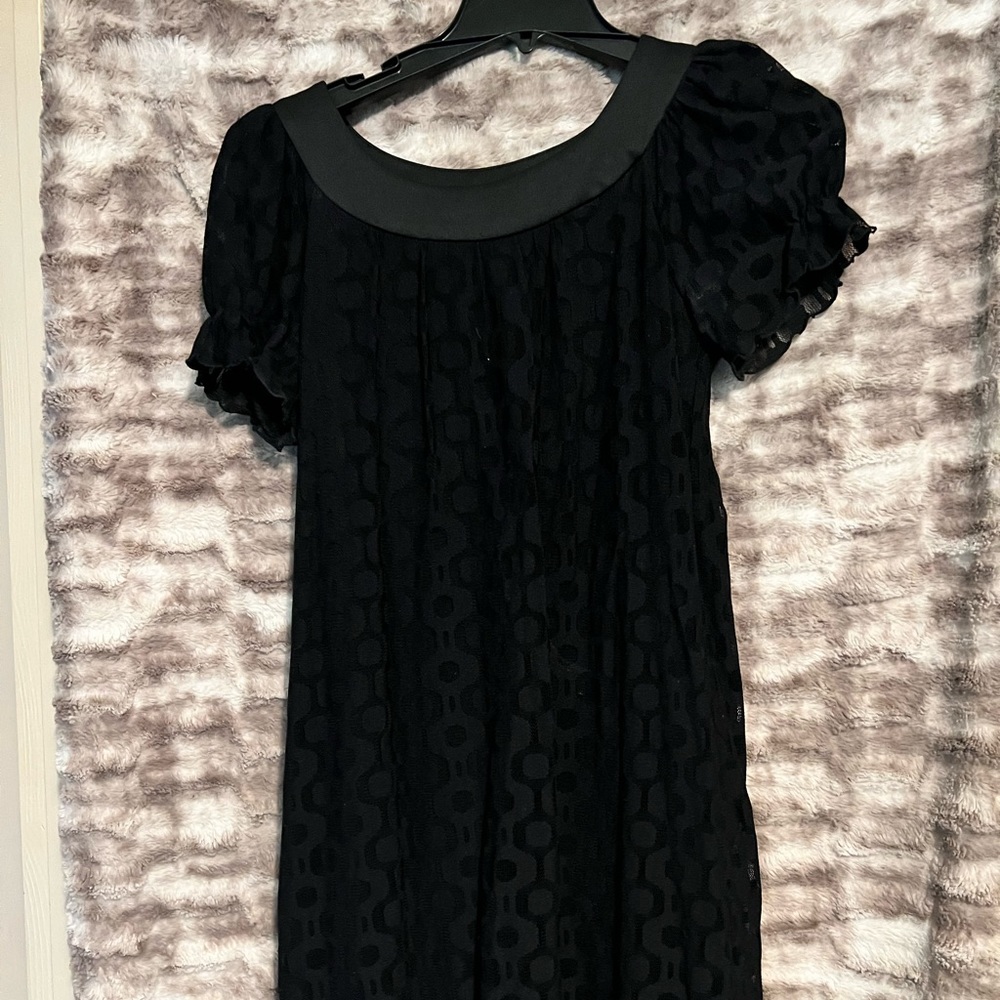 Lace black dress